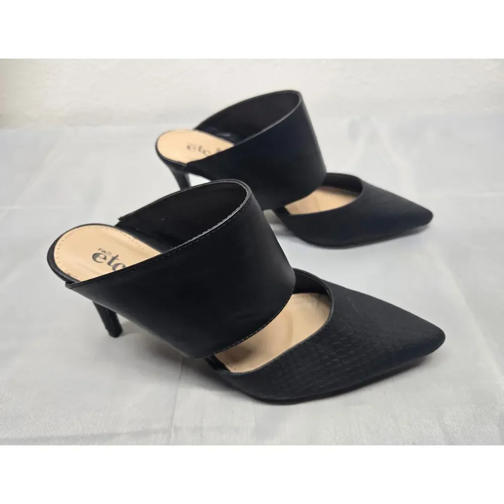 rue21 etc! Womens Closed Toe Mule Stiletto Pumps l Size: 7 - Picture 3 of 9